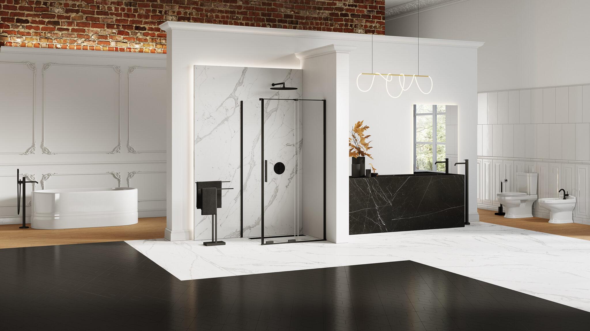 Smart Black kabina narożna